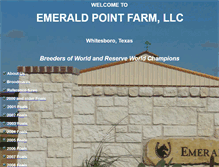 Tablet Screenshot of emeraldpointfarm.com